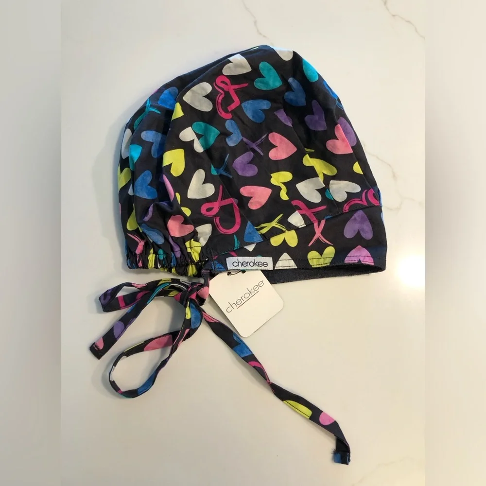 2 Fabric Scrub Cap Hats OS